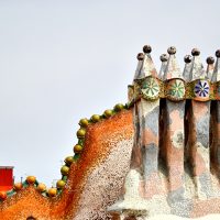 Casa Batlló Gaudí - Chimeneas