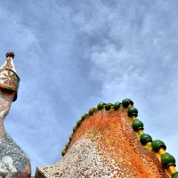 Casa Batlló Gaudí - Chimeneas
