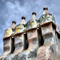 Casa Batlló Gaudí - Chimeneas