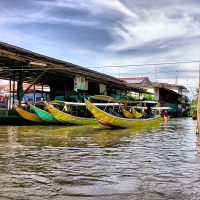 Barcas Mercado Flotante Bangkok