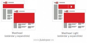 Anuncios Masthead en Youtube