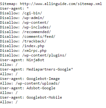 Robots.txt WordPress