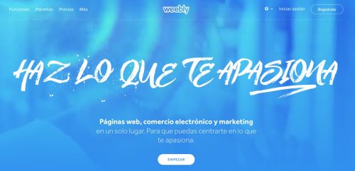 como crear blog gratis weebly