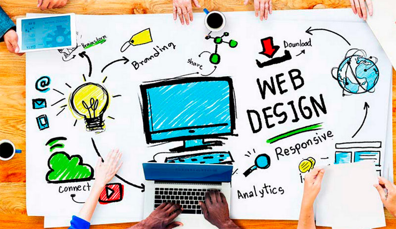 diseño gráfico en un proyecto online