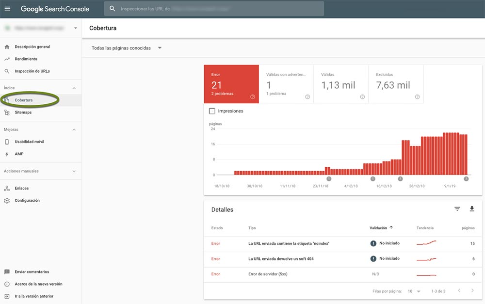 Localiza con precisión las páginas rotas de tu web