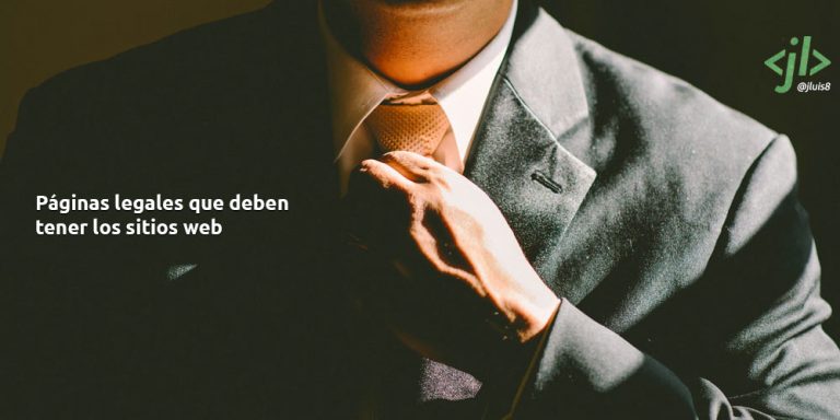 Páginas legales que deben tener los sitios web