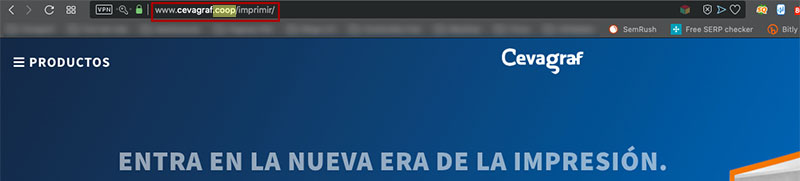 tipos extensiones dominio