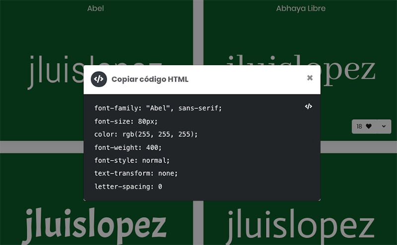 choosedafont estilos css