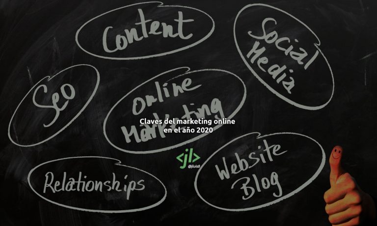 Claves del marketing online en el año 2020