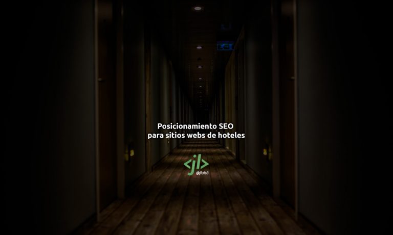Posicionamiento SEO para webs de hoteles