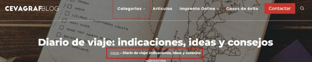 Qué es la navegación con migas de pan