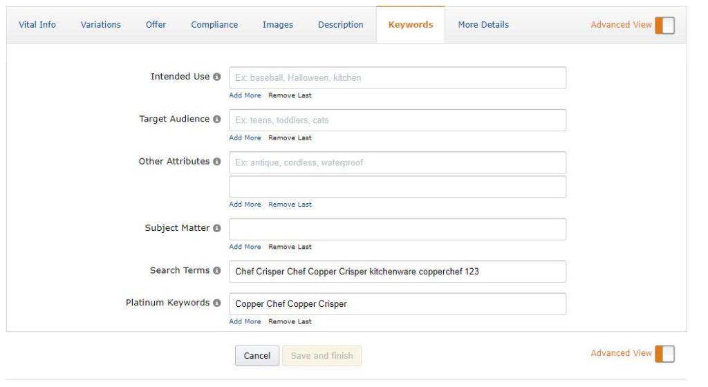 Vender en Amazon SEO
