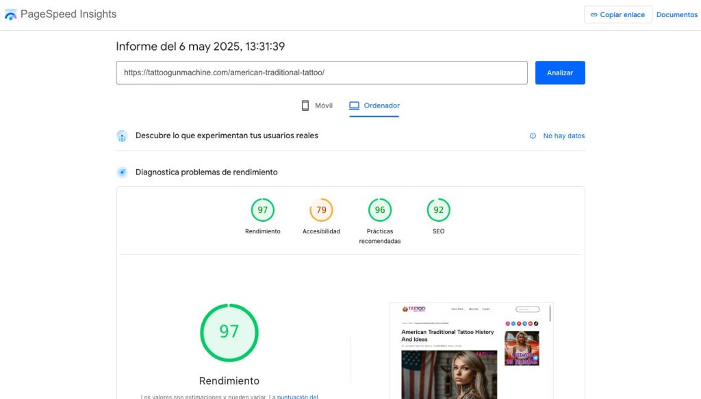Google PageSpeed Insights (PSI)