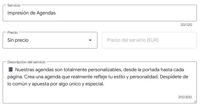 Redacta Servicios Y Descripcion Con Prompts Especificos